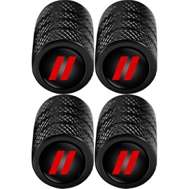 Aluminum Tire Stem Valve Caps, Universal Stem Cover Wheel Air caps Car Accessories for Challenger Dakota Charger SRT Avenger Durango Caravan All Models