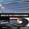Hbxdeco Car Front Windshield Rubber Seal Strip, 2M/6.5FT Car Weather
