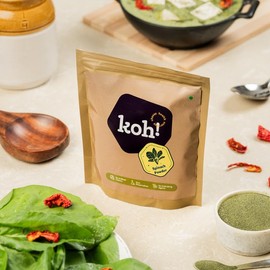 KOH Spinach Powder | 100% Natural & Organic | Superfood for Smoothies, Cooking & Baking | Rich in Vitamins & Nutrients | Vegan, Gluten-Free, Non-GMO - 100g