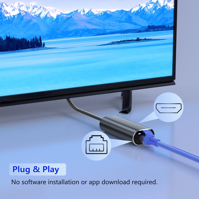 Ethernet Adapter for Fire TV Stick, Micro USB to Ethernet