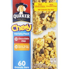 Quaker Chewy Granola Bars Sixty Bar Variety Pack (.84 oz each)