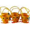 Gem Imports Set Of 6 Easter Chick Felt Fabric Buckets/Baskets