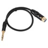 XLR to 6.35mm Cable Female to Male Gold Plated XLR