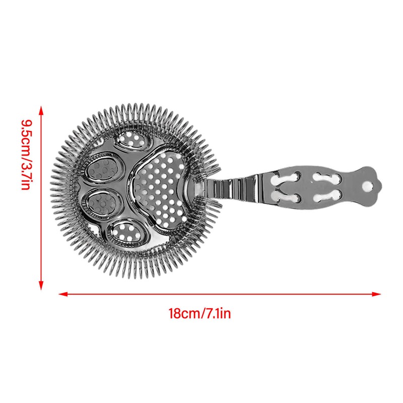 304 Stainless Steel Cocktail Strainer Bar Strainer Bar Tool Drink