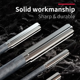 DRINYOUNG H7 Straight Shank Chucking Machine Reamer Milling Cutter Tool,Cutting Dia 7/16" (11.11mm), Straight Flute Reamer Machine Cutter Tungsten Carbide Lathe Machine Reame(7/16)