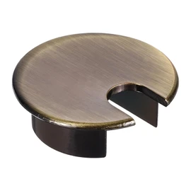 sourcing map Desk Grommet 1.4 Inch, Zinc Alloy Round Desk Hole Cover Wire Cable Cord Organizer for Home Office Computer Table Cables, 35mm, Bronze