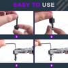 Swpeet 25Pcs M5 Jack Nuts and M5 Hand Rivet Nut