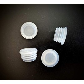 Plastic Stopper Replacement Plug for Salt and Pepper Shakers, Flower Pots, Bottles, Pipes etc 5/8“ (4 pcs)