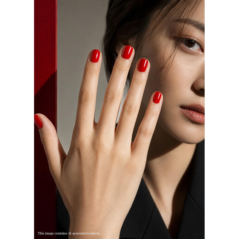 NAILOG Semi Cured Gel Nail Strips 34pcs Gel Nail Wraps