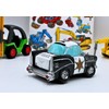 Police Car Money Box Black / White Polystone Dimensions (L