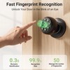 Smart Fingerprint Door Knob for Bedroom, Biometric Door Lock with