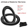 Universal 2.50/2.75-10 Dirt Bike Replacement Inner Tubes with Bend Valve