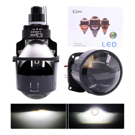 Kit Focos Led Lupas Proyectores Para Faro Alta Baja 2.5 PLG