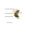AnnBabic Abalone Shell Butterfly Stud Earrings for Women - Cubic