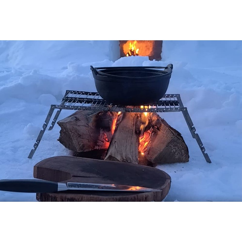 Bitty Big Q Stainless Steel Ultra Compact Portable Lightweight Camping