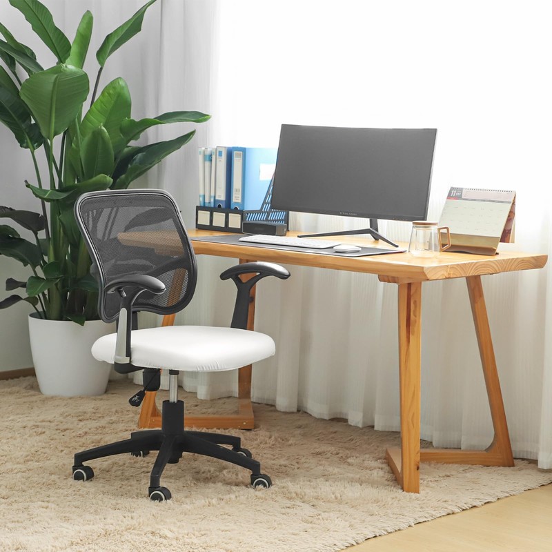 FORCHEER Waterproof Office Chair Seat Covers PU Strech Computer Desk