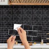 WALPLUS Tile Stickers Glossy Waterproof Oil Proof Removeable Stick on