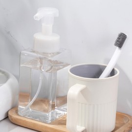 Transparent Pump Refill Lotion Bottle - Small Dispenser for Organized Beauty 100ml (Small) 8ea