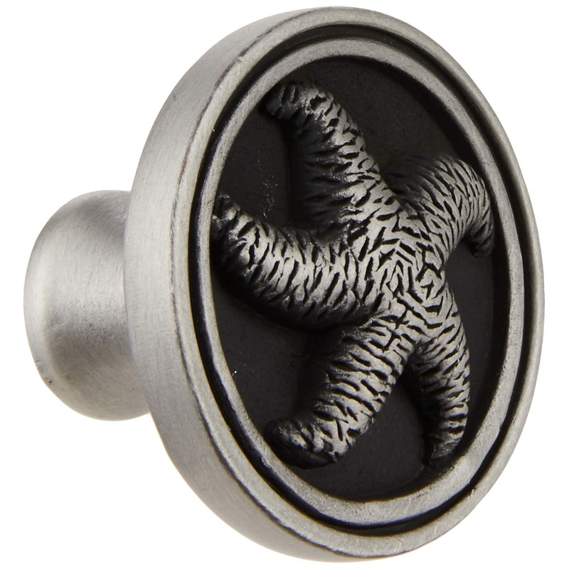 Franklin Brass PBF657-BSP-C1 Seaside Cottage Starfish Kitchen Cabinet Hardware Knob,