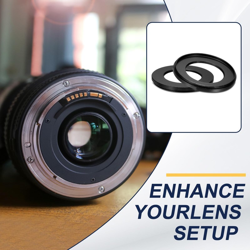 PATIKIL Step Down Ring Adapter 58mm to 37mm, Filter Step-down