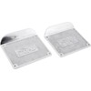 Speedway Motors Polished Aluminum Diamond Running Board Step Plate Pair,
