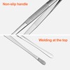Newaner Kitchen Tweezers 30 cm, Barbecue Tweezers Made of Stainless