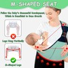 Baby Sling Breathable, Portable Baby Carrier Newborn Sling, Anti-Slip Toddler