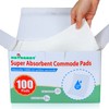 Super Absorbent Commode Pads for Bedside Toilet Chair Buckets and