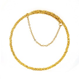 FUNWOOD bangle bracelets for women, Large, Copper, no gemstone