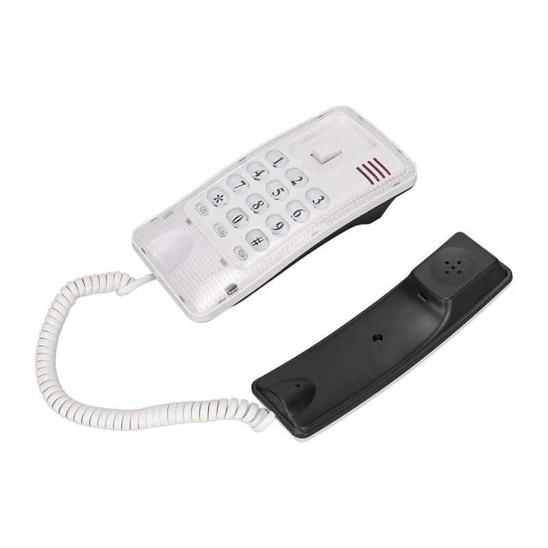 KXT‑438 Wall Mounted Home Phone Corded Telephone with Redial Quick