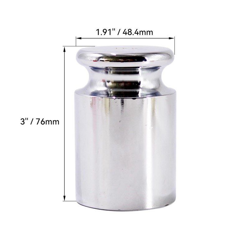 HFS(R) Calibration Weight 1000 Gram M2 Class Chrome Scale Balance