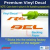 Reflective Concepts Rebel Tailgate Emblem Inlay Decal Sticker - 2019-2025