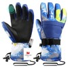Pnosnesy Cold Weather Mittens,Ski Gloves,Winter Snow Waterproof Touchscreen Gloves, Cold