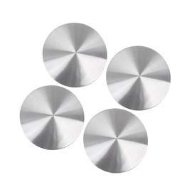 Motoforti 56.5mm Silver Tone Car Wheel Center Hub Caps Emblem Badge Decal Sticker 4pcs Long-Lasting