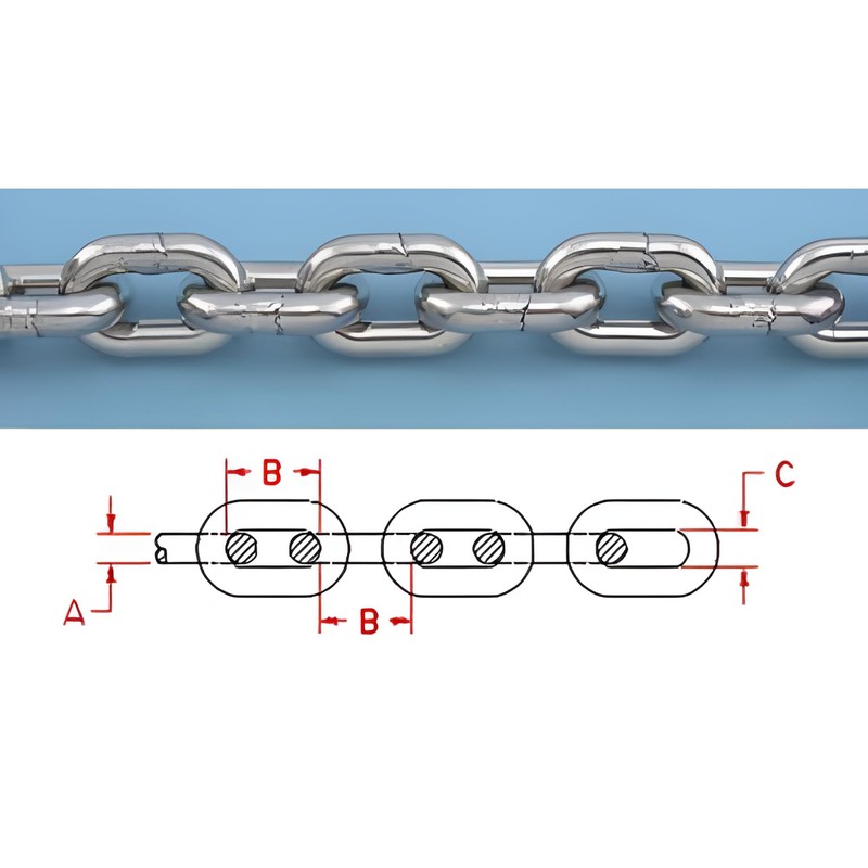 Smart Choice Marine ASI 316 Stainless Steel BBB 1 DIN766