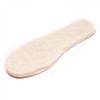 pbezler Winter Insoles Wool Felt Lambskin E16, gold