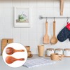 Tabanzhe 2 PCS Wooden Salad Servers,Natural and Environmentally Friendly Salad