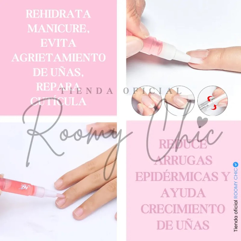 Aceite Hidratante Revitalizador De Cutícula Uñas Manicura