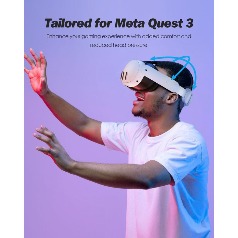 SUPERUS Head Strap for Meta Quest 3S/Quest 3 - Elite