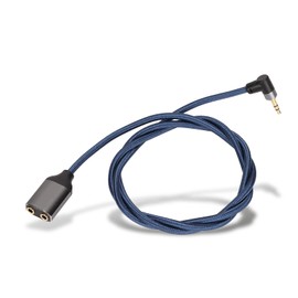 Yunseity 3.5mm Male to 2 Dual 3.5mm Headphone Splitter Aduio Cable, 3.5mm 90 Degree Right Angle to Dual 3.5mm Headphone Jack Aduio Adapter