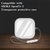 [4 in 1] Clear Case Compatible with SHOKZ OpenFit 2