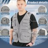 BOTTLESTALK Cooling and Heating Fishing Vest for Men, Semiconductor Tech