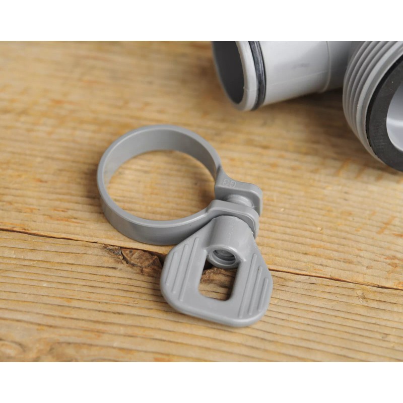 Bestway Pool T-Joint Pump Hose Connector with Hose Clamps