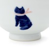 World Create 15118 Indigo Flower Hasamiyaki Rice Bowl, Red