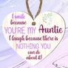 Auntie Funny Sign - Unique Gift For Aunt, Aunty Birthday