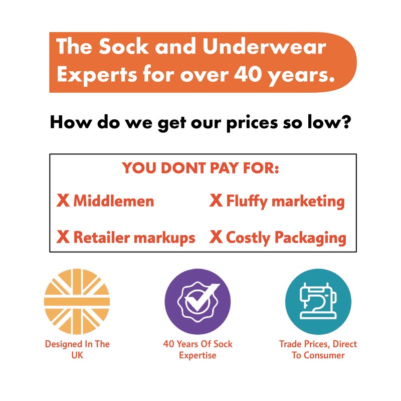 BARGAIN BUNDLE Cotton Patterned Crew Socks for Men - Size