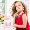 WUFGWBD 1 Plush Cartoon Small Shoulder Bag, 6 Children'S Jewelry