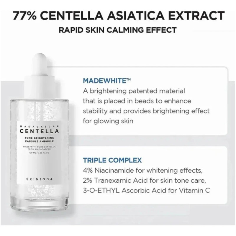 Kit Skin 1004 Madagascar Tone Brightening 4 Reducción Mancha