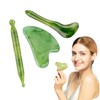 OUDQFCJ Gua Sha-Massage-Kits Natürlicher Jade Massager Guasha aus Jade Stein