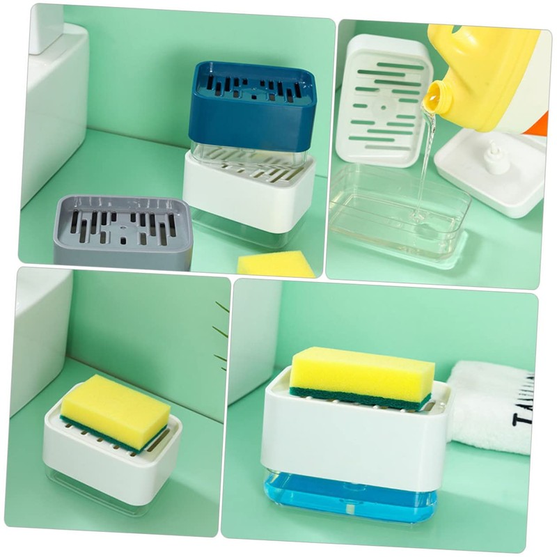 LABRIMP Kitchen Sink Soap Dispenser Simple Dishwashing Liquid Dispenser for